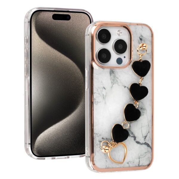 Samsung Galaxy S23 Ultra Telefono dėklas Trend Case Baltas/marmuras su kameros apsauga