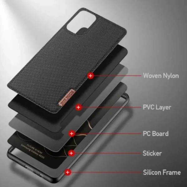 Telefono dėklas Dux Ducis Fino Series Case Huawei P50 Pocket Juodas - Image 2