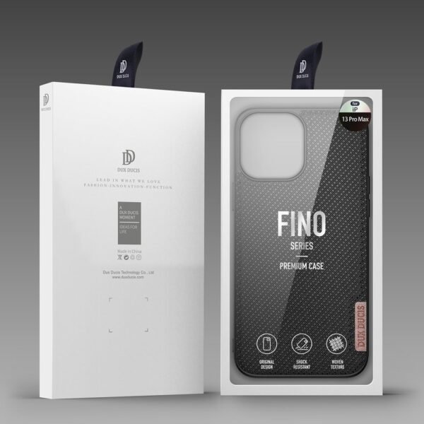 Telefono dėklas Dux Ducis Fino Series Case Huawei P50 Pocket Juodas - Image 3