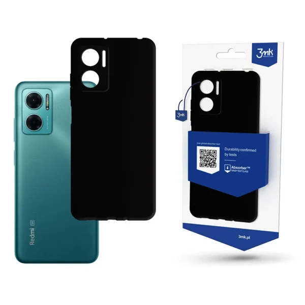 Telefono dėklas 3MK Matt Case Xiaomi Poco F5 Pro Juodas