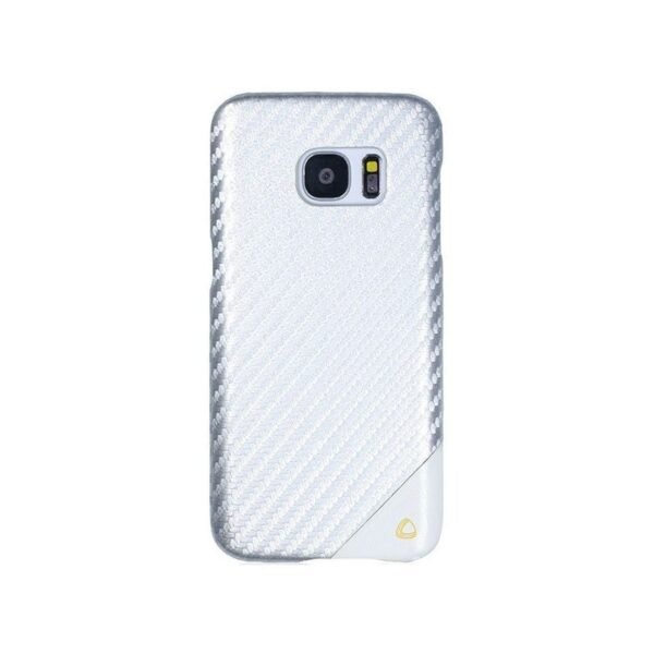 Telefono dėklas Occa Carbon Case Samsung Galaxy S7 Edge Sidabrinis
