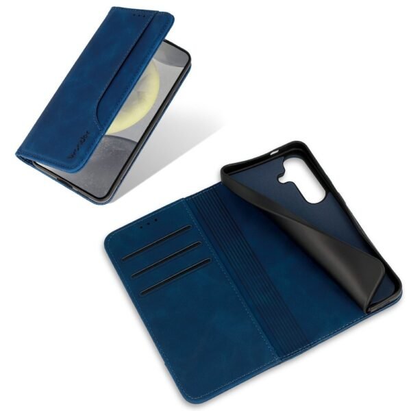 Samsung Galaxy S23 Ultra Telefono dėklas Wonder Prime Book Mėlynas - Image 2
