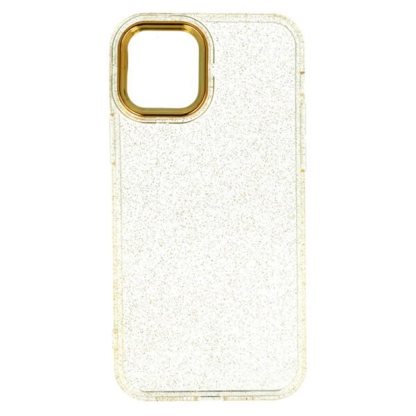 Iphone 11 Telefono dėklas Tel Protect Gold Glotter Case Skaidrus/auksiniai blizgučiai