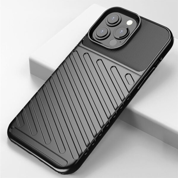 Iphone 15 Plus Telefono dėklas Thunder Case Juodas