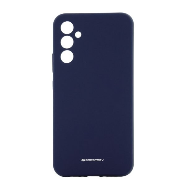 Telefono dėklas Goospery Mercury Silicone Case Samsung Galaxy S23 Ultra Tamsiai mėlynas