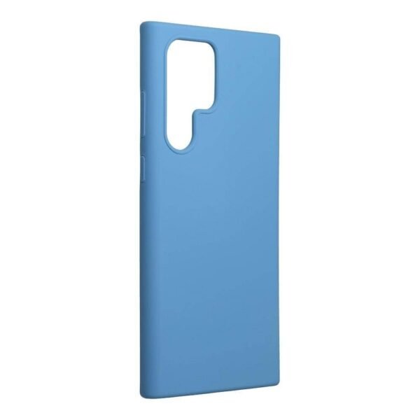 Telefono dėklas Vennus Silicone Lite Samsung Galaxy S22 Ultra Mėlynas