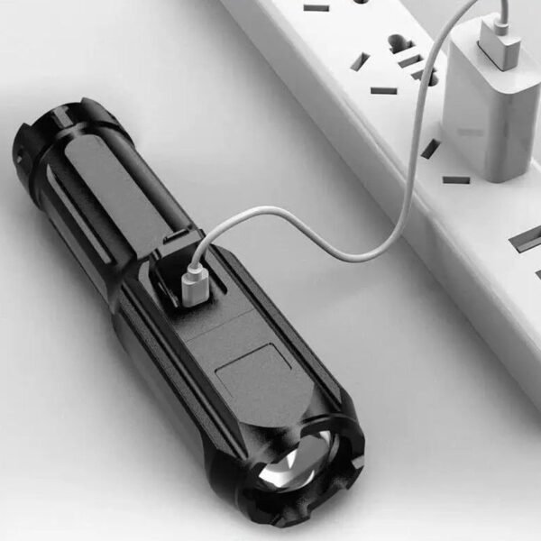 Žibintuvėlis LED Zoom Flashlight B25 - Image 4