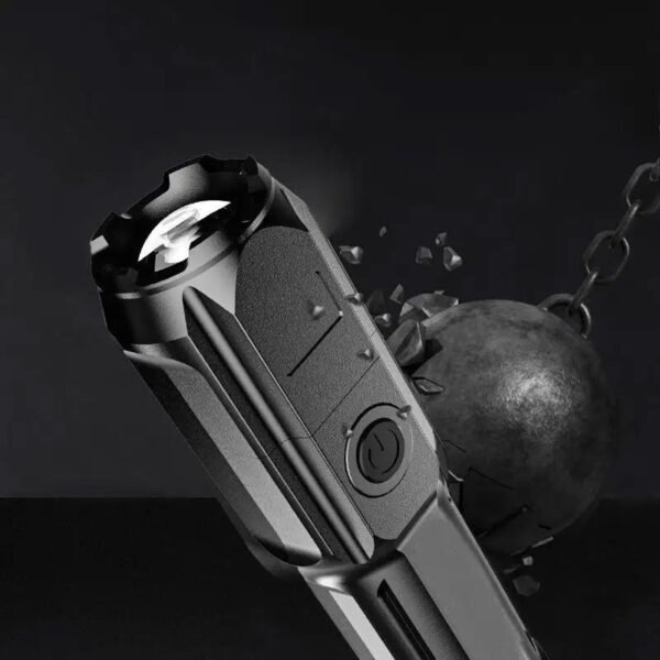 Žibintuvėlis LED Zoom Flashlight B25 - Image 5