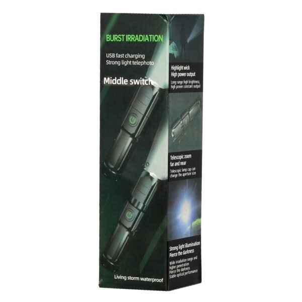 Žibintuvėlis LED Zoom Flashlight B25 - Image 7