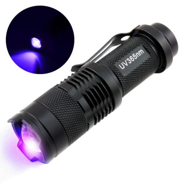 Žibintuvėlis LED ZOOM FLASHLIGHT LT3 UV