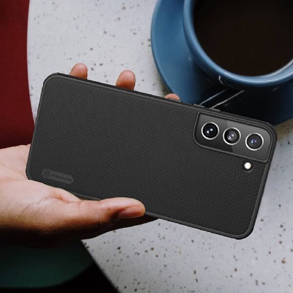 Samsung Galaxy S23 Plus Telefono dėklas Nillkin Super Frosted Shield Case Juodas - Image 2