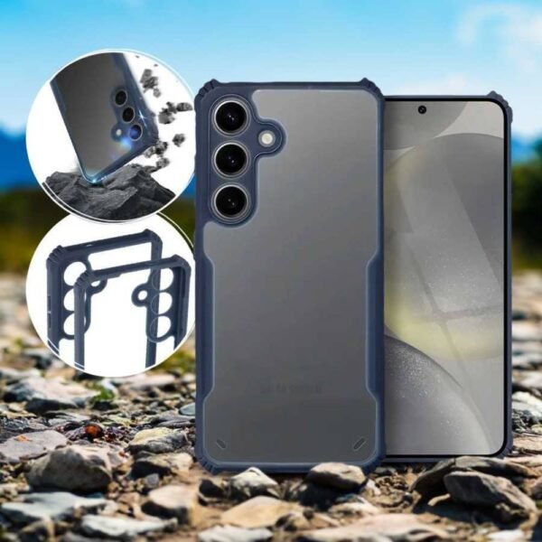Samsung Galaxy A14 4G/5G Telefono dėklas Blue Star Anti-Drop Mėlynas/skaidrus