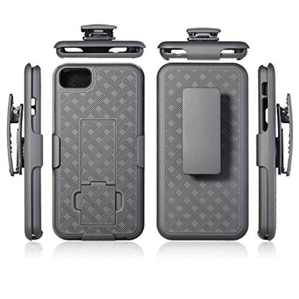 Iphone 7/8/SE 2020 Telefono dėklas Holster Case Juodas