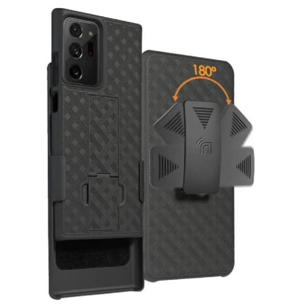Iphone 7/8/SE 2020 Telefono dėklas Holster Case Juodas - Image 2