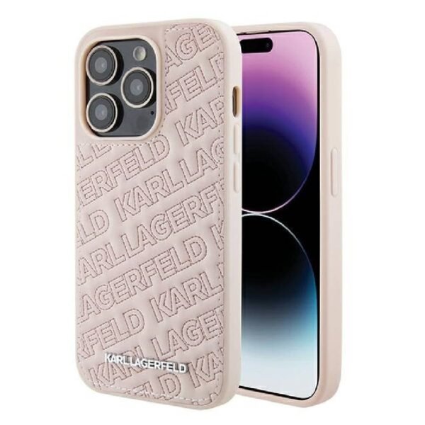 Iphone 15 Pro Max Telefono dėklas Karl Lagerfeld  Rožinis