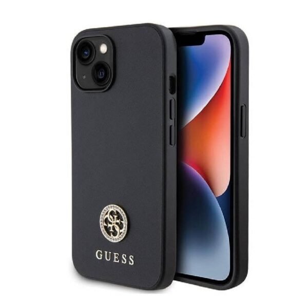Iphone 15 Telefono dėklas Guess Juodas
