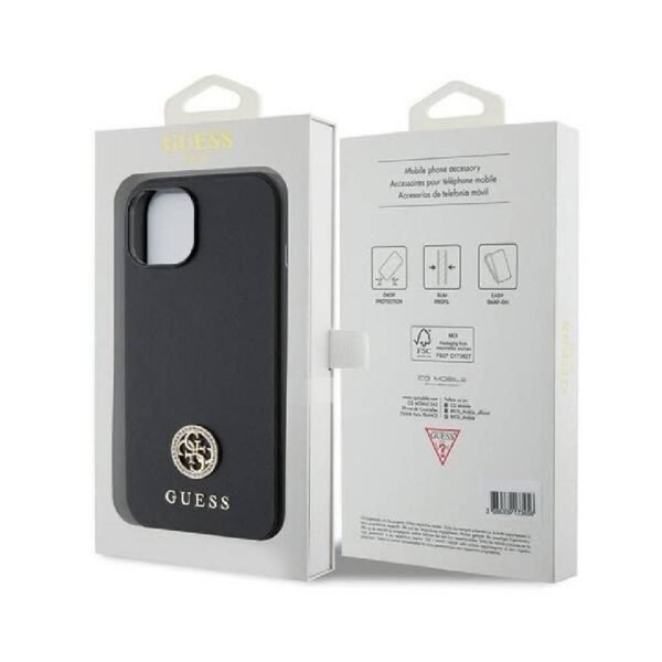 Iphone 15 Telefono dėklas Guess Juodas - Image 2