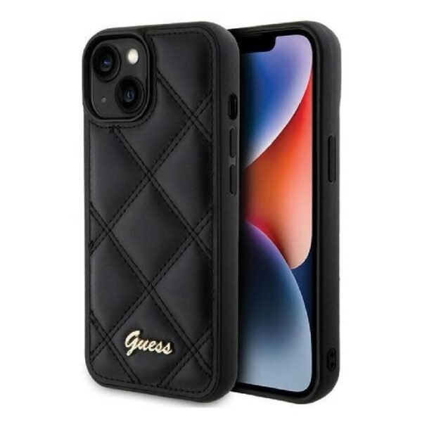 Iphone 15 Telefono dėklas Guess Juodas