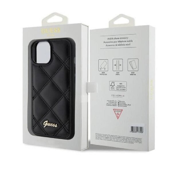 Iphone 15 Telefono dėklas Guess Juodas - Image 2