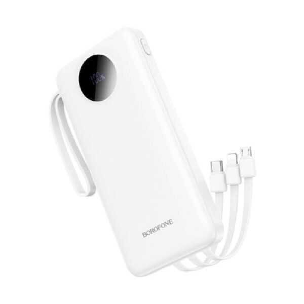 Išorinė baterija Borofone BJ53 10000mAh, balta