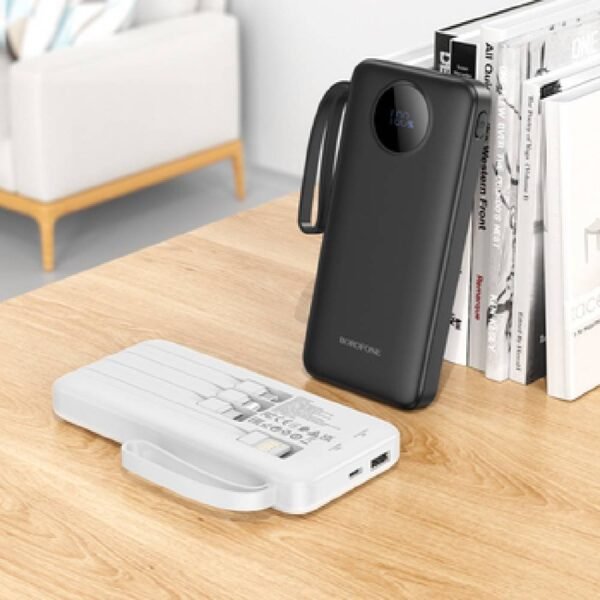 Išorinė baterija Borofone BJ53 10000mAh, balta - Image 3