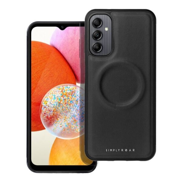 Samsung Galaxy A14 4/5 G Telefono dėklas Roar Mag Morning Case Juodas
