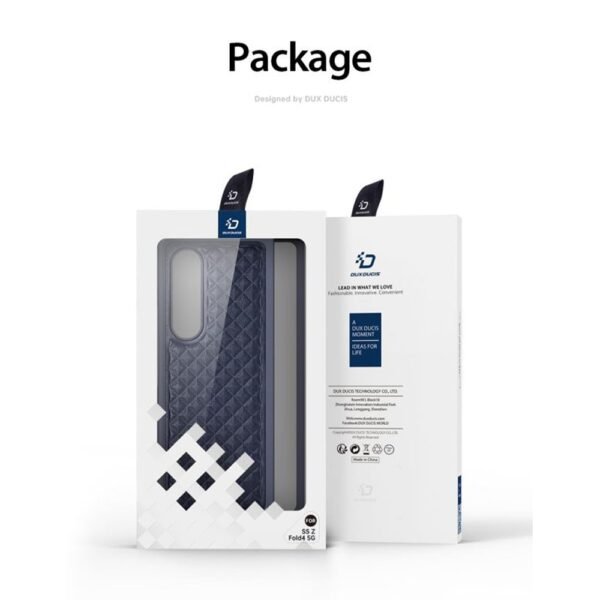 Telefono dėklas Dux Ducis Venice Series Case Samsung Galaxy Z Fold 4 Mėlynas
