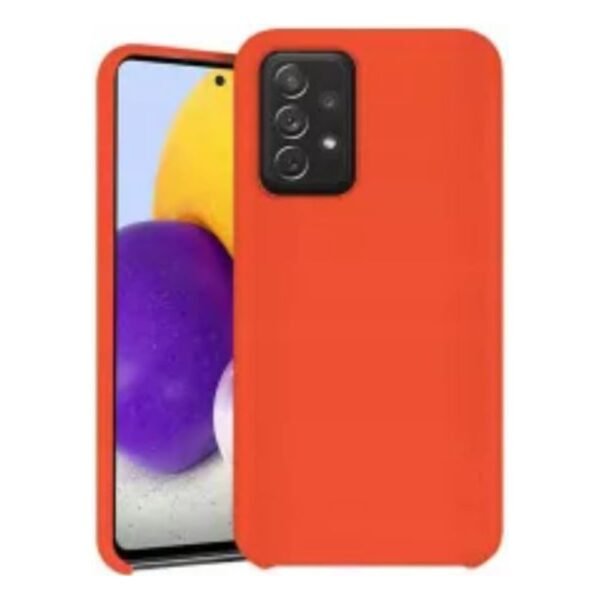 Telefono dėklas Vennus Silicone Lite Samsung Galaxy A02 Oranžinis