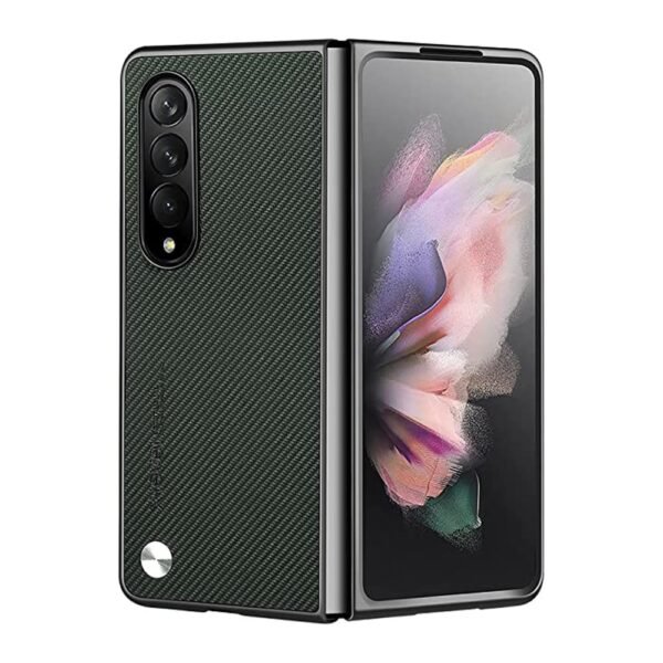 Telefono dėklas X-Level Kevlar Folding Screen Case Samsung Galaxy Z Fold 4 Tamsiai žalias