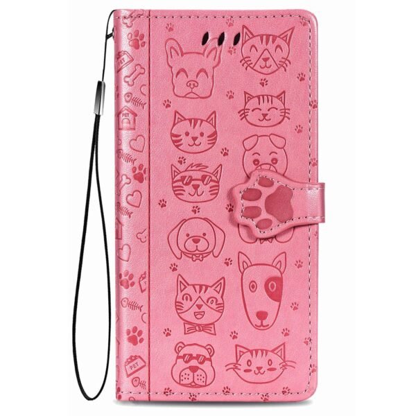 Samsung Galaxy A34 5G Telefono dėklas Cat-Dog Rožinis - Image 2