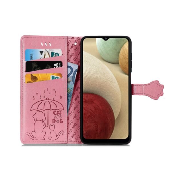 Samsung Galaxy A34 5G Telefono dėklas Cat-Dog Rožinis - Image 4