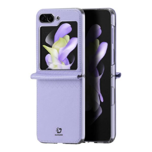 Samsung Galaxy Z Flip 6 Telefono dėklas Dux Ducis Bril Case, violetinis - Image 2
