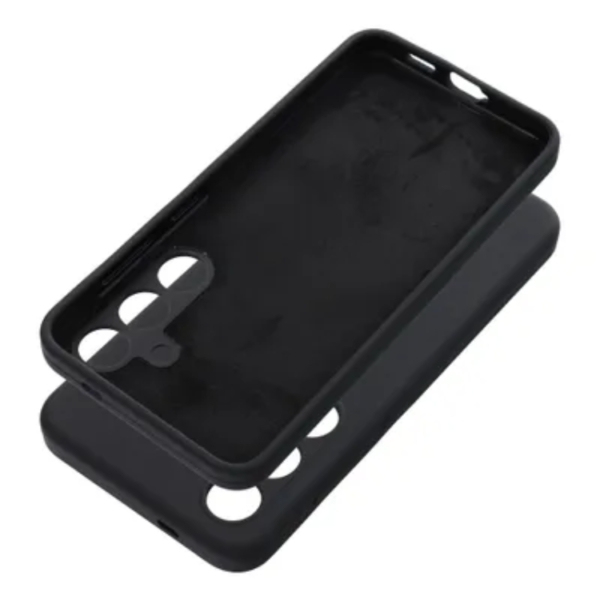 Samsung Galaxy A15 4G/5G telefono dėklas Forcell Silicone 2mm, juodas - Image 3