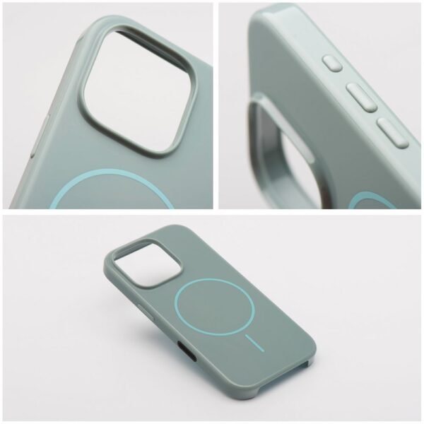 Iphone 15 Pro telefono dėklas Glossy Mag cover mėtinis - Image 2