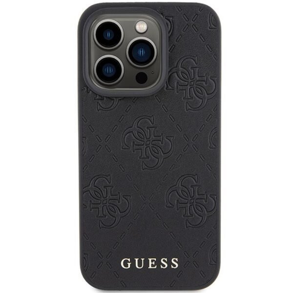 Iphone 15 Pro telefono dėklas Guess, juodas