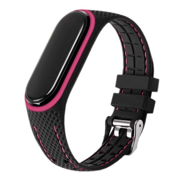 Xiaomi Mi Band 5/6 išmaniojo laikrodžio apyrankė Lifestyle juoda/rožinė