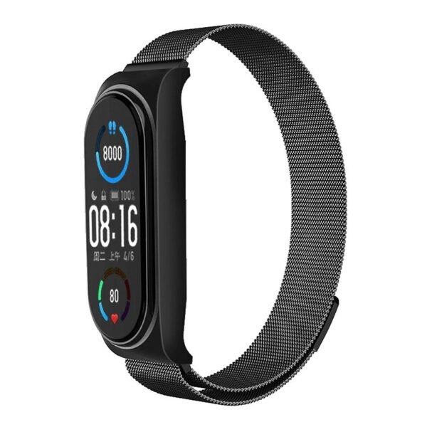 Xiaomi Mi Band 5/6 išmaniojo laikrodžio apyrankė juodas