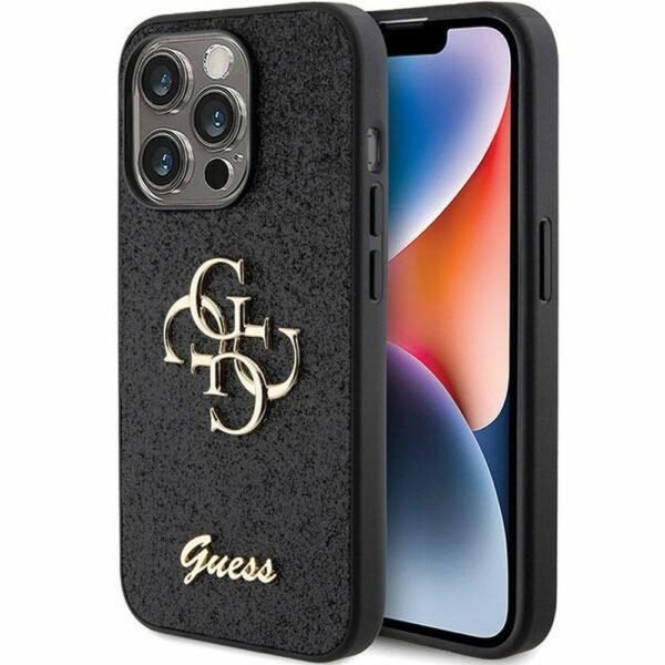 Iphone 15 Pro Max telefono dėklas Guess, juodas - Image 2