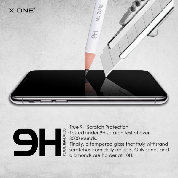 Iphone 16 Pro Max/17 Pro Max Grūdintas stiklas X-ONE Full Cover Extra Strong Matte - Image 3